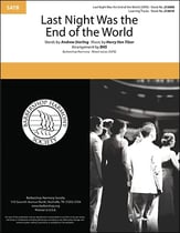 Last Night Was the End of the World SATB choral sheet music cover